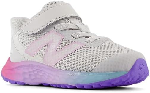 image:imageNew Balance Kids Fresh Foam Arishi V4 Running ShoesGrey MatterMid Century PinkLilac Glo
