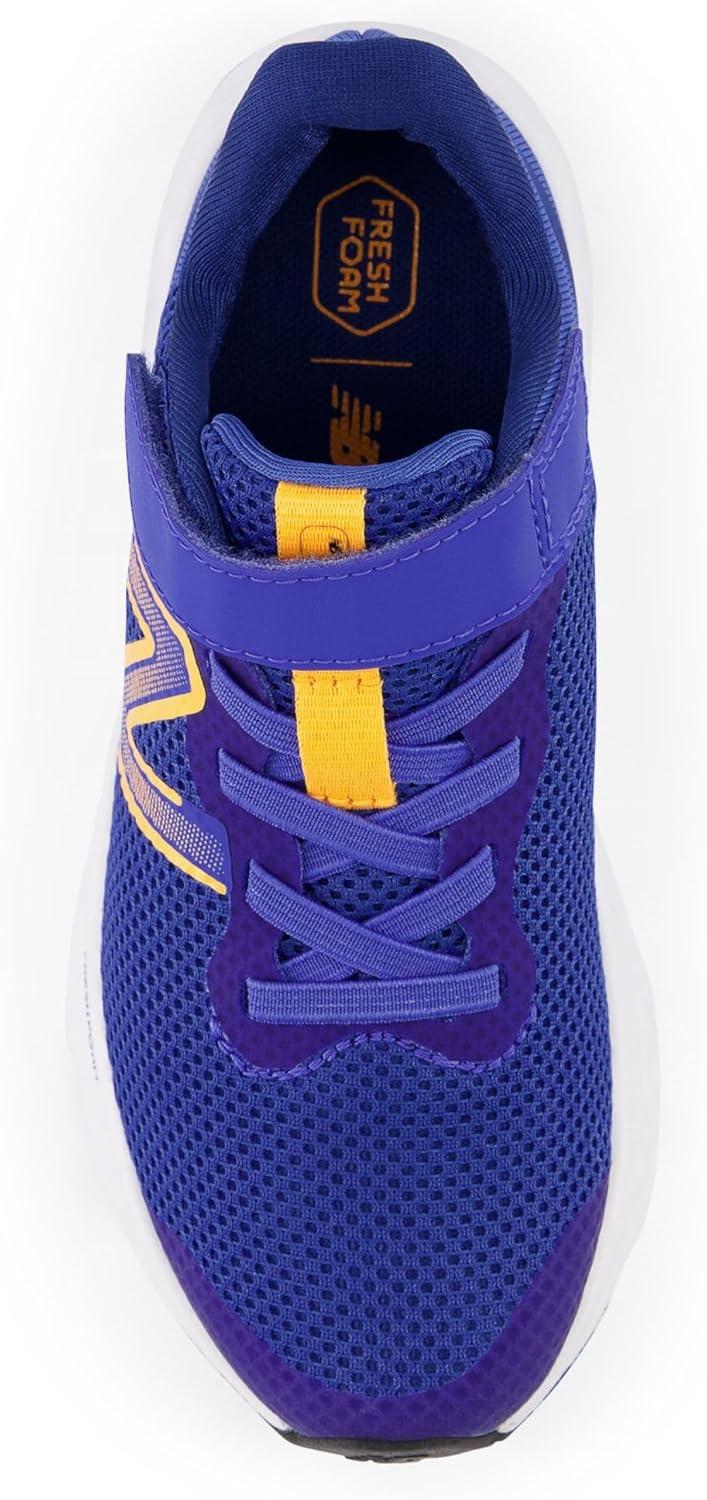 image:imageNew Balance Kids Fresh Foam Arishi V4 Running ShoesMarine BlueHot MarigoldWhite