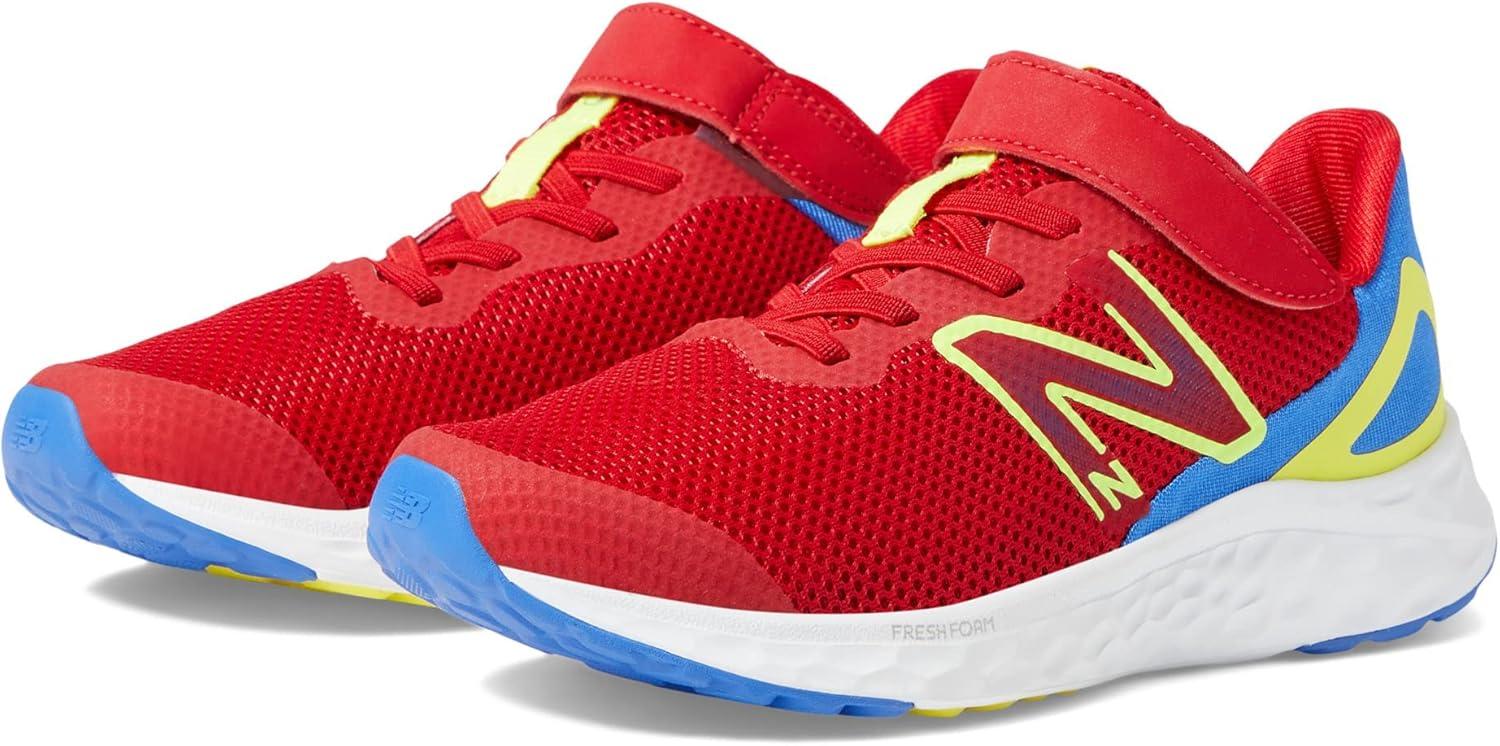image:imageNew Balance Kids Fresh Foam Arishi V4 Running ShoesTeam RedMarine BlueCosmic Pineapple
