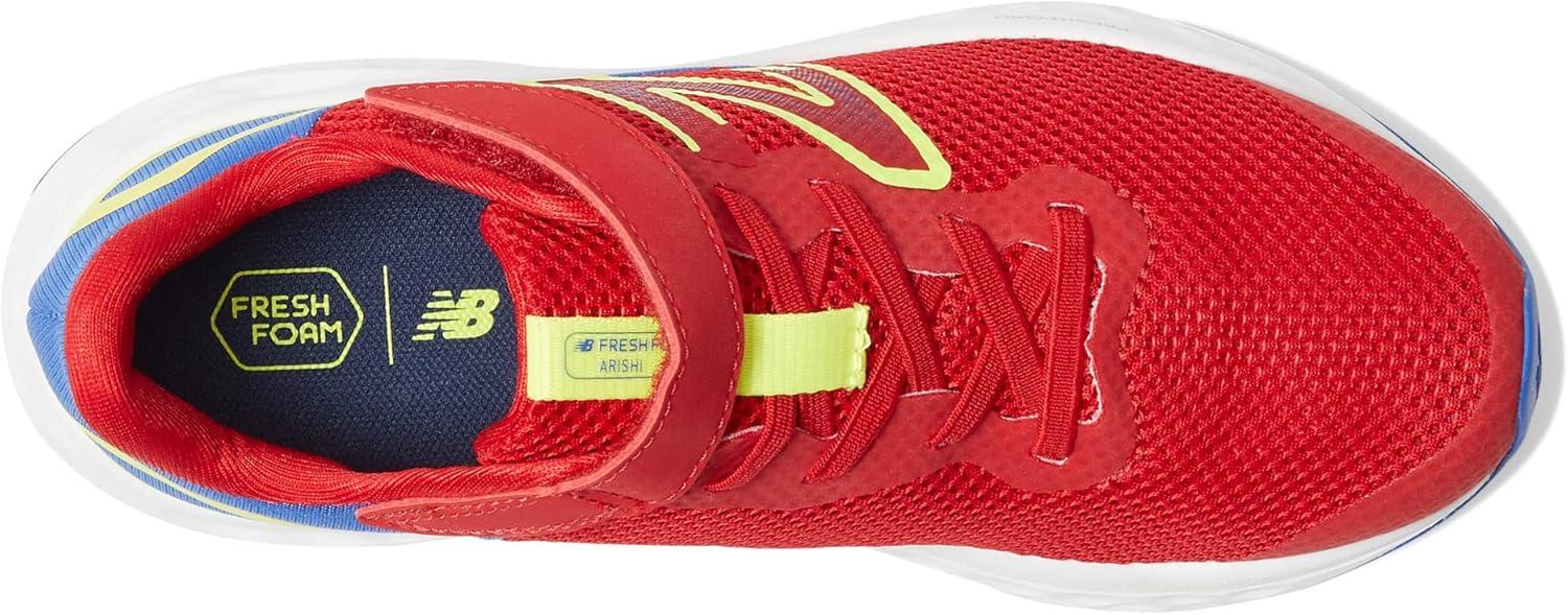 image:imageNew Balance Kids Fresh Foam Arishi V4 Running ShoesTeam RedMarine BlueCosmic Pineapple