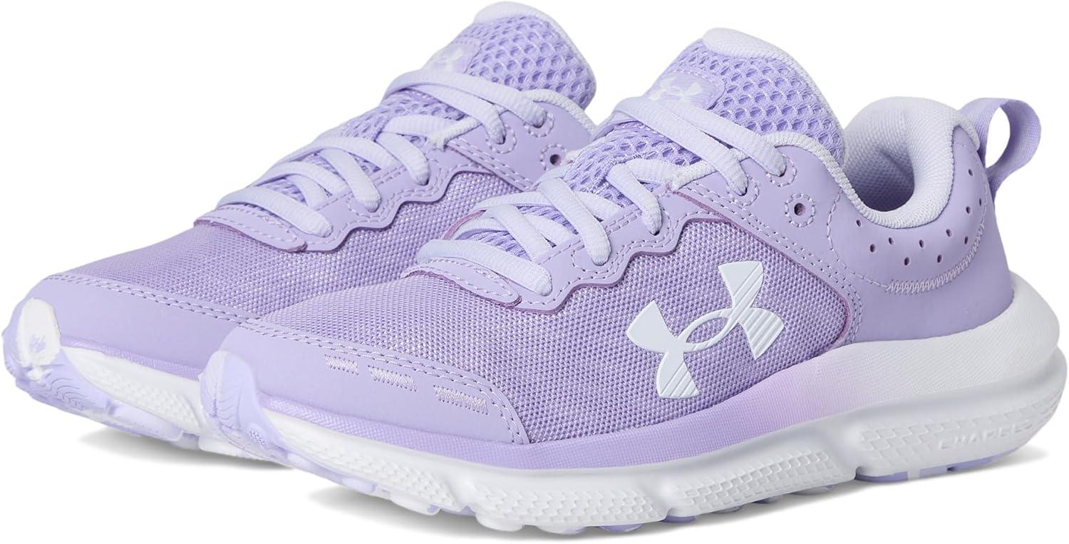 image:imageUnder Armour Girls Assert 10 Running Shoes538 TransparentSalt PurpleWhite