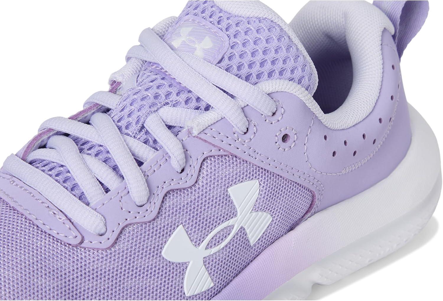 image:imageUnder Armour Girls Assert 10 Running Shoes538 TransparentSalt PurpleWhite