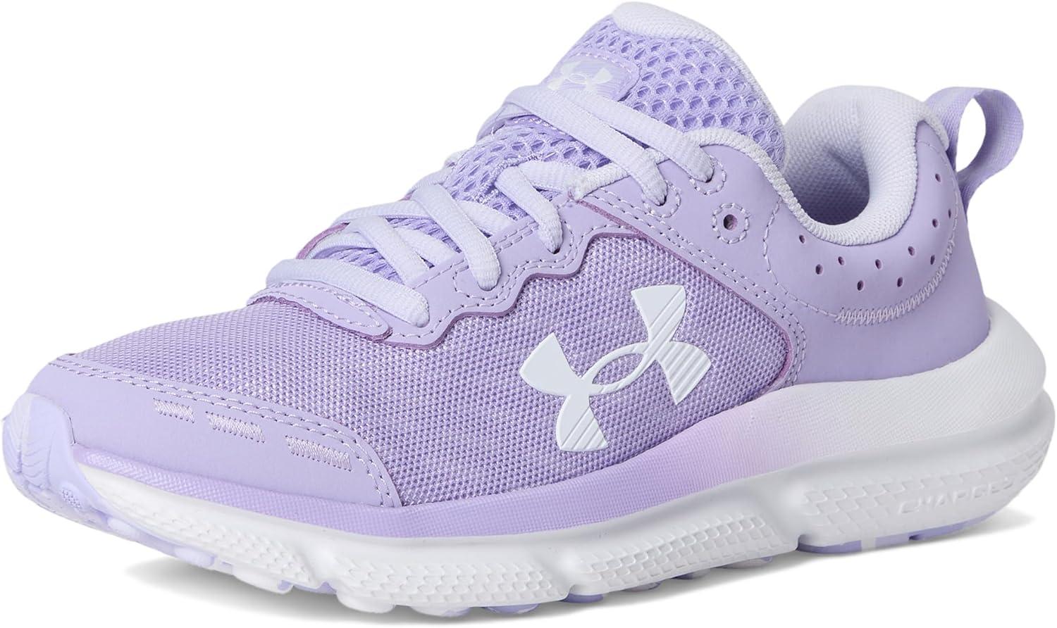 image:imageUnder Armour Girls Assert 10 Running Shoes538 TransparentSalt PurpleWhite