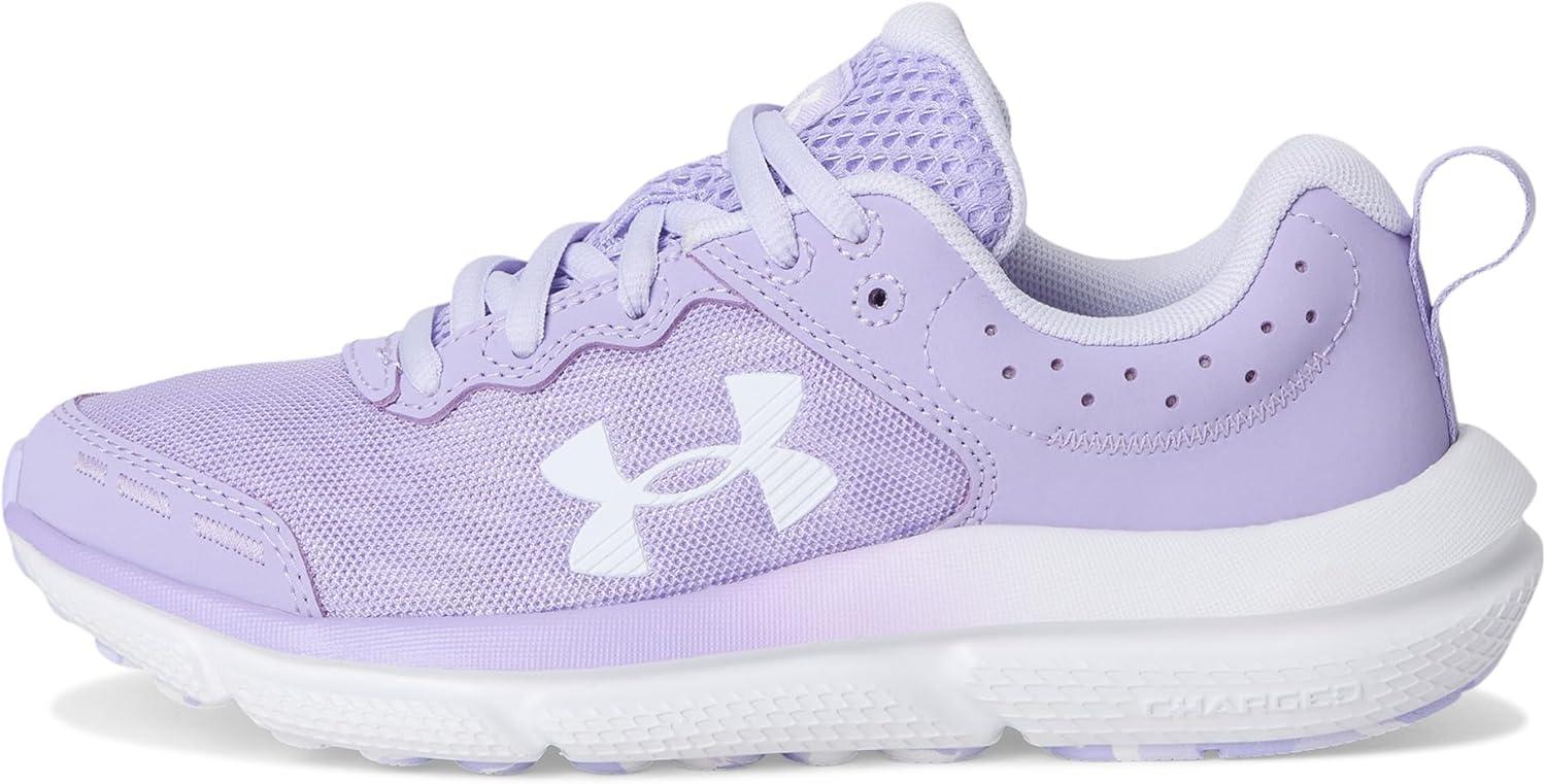 image:imageUnder Armour Girls Assert 10 Running Shoes538 TransparentSalt PurpleWhite