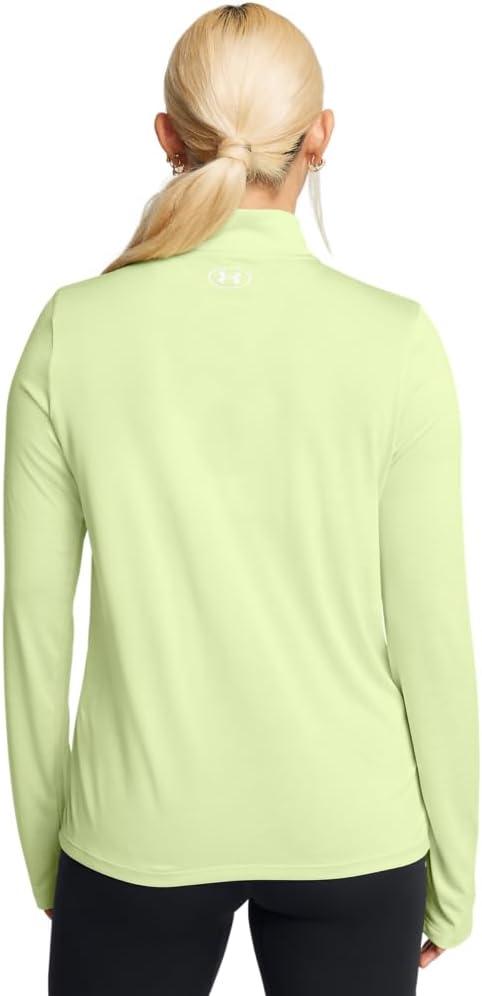 image:imageUnder Armour Womens Tech Twist Quarter Zip383 Retro Green White