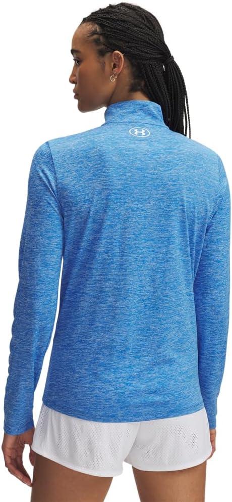 image:imageUnder Armour Womens Tech Twist Quarter Zip402 Blue Atlantis White