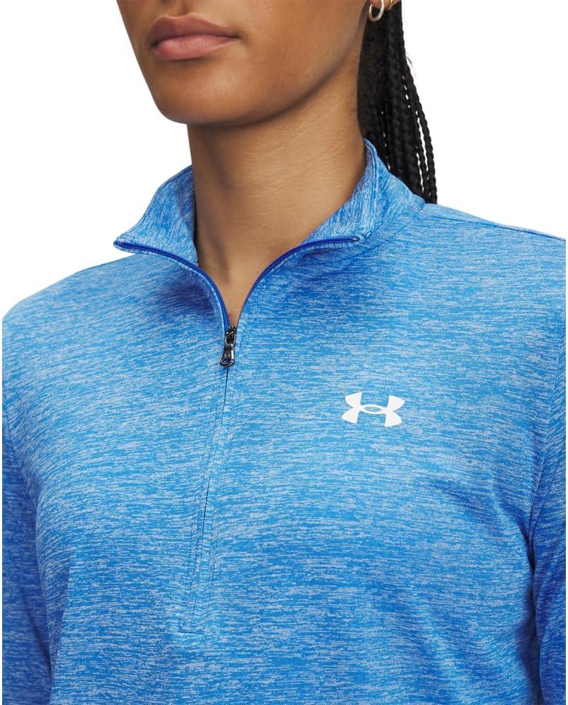 image:imageUnder Armour Womens Tech Twist Quarter Zip402 Blue Atlantis White