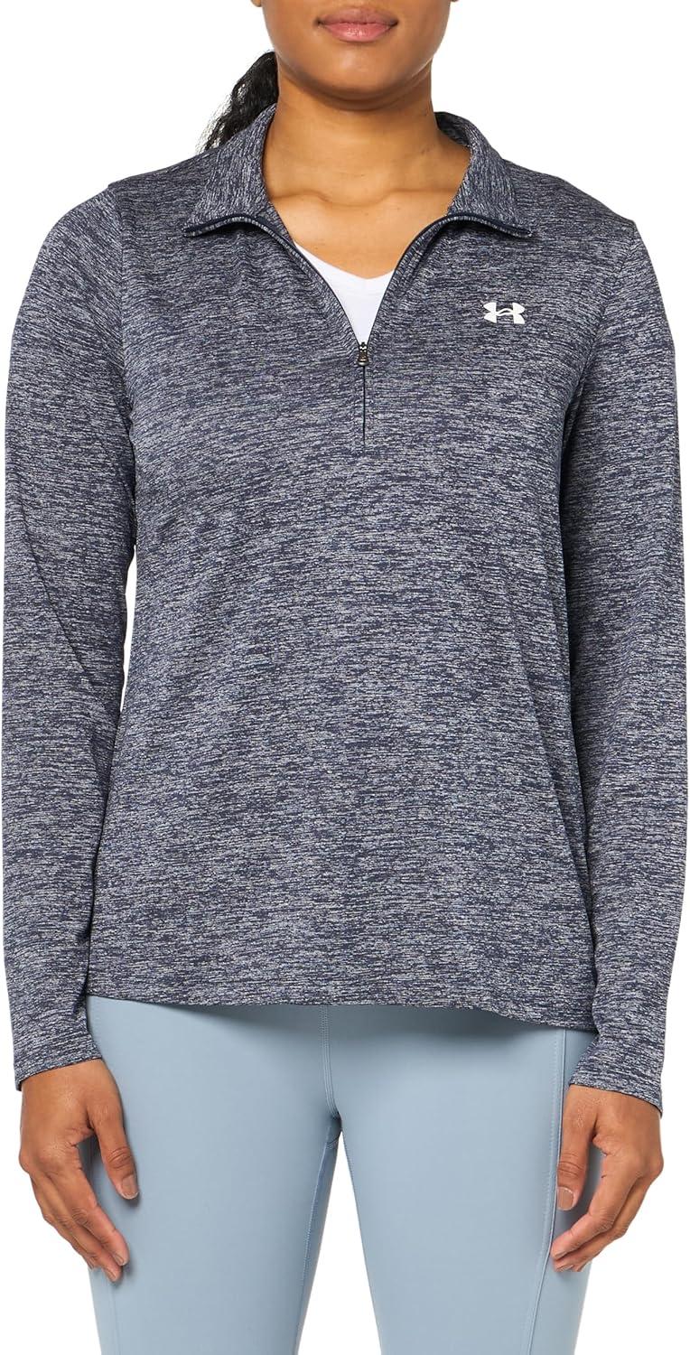 image:imageUnder Armour Womens Tech Twist Quarter Zip410 Midnight Navy White