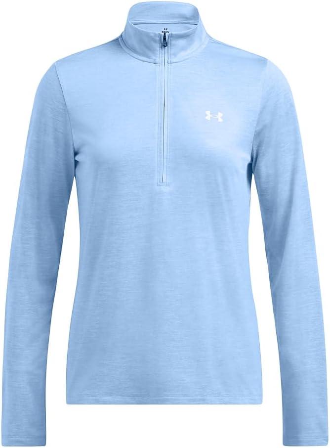 image:imageUnder Armour Womens Tech Twist Quarter Zip465 Horizon Blue White