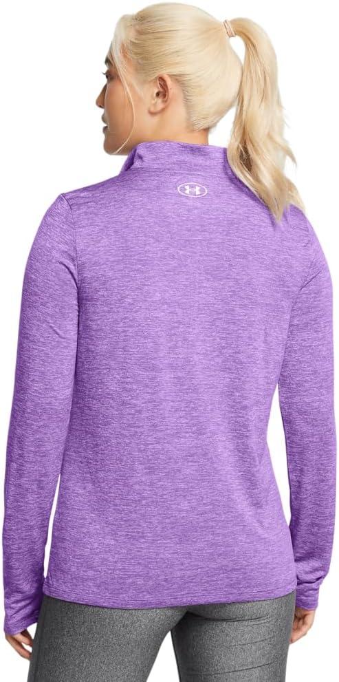 image:imageUnder Armour Womens Tech Twist Quarter Zip525 Lavish White