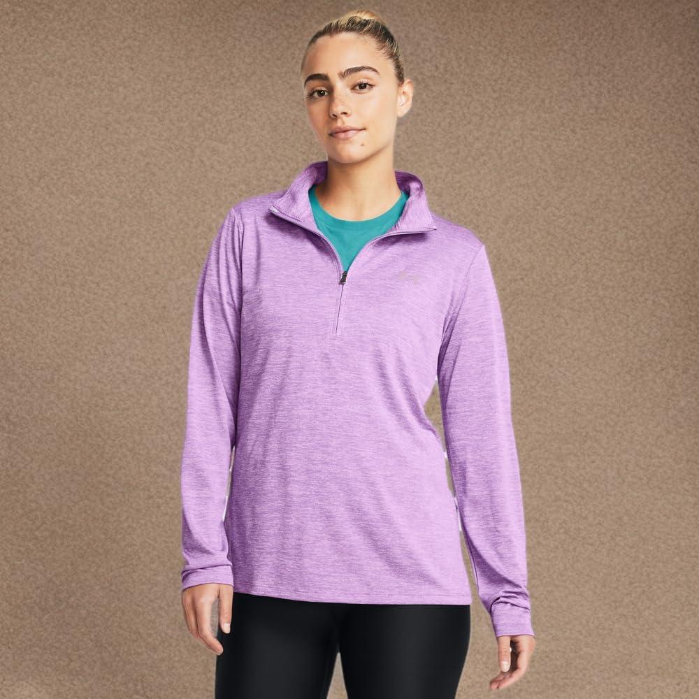 image:imageUnder Armour Womens Tech Twist Quarter Zip560 Provence Purple Purple Ace