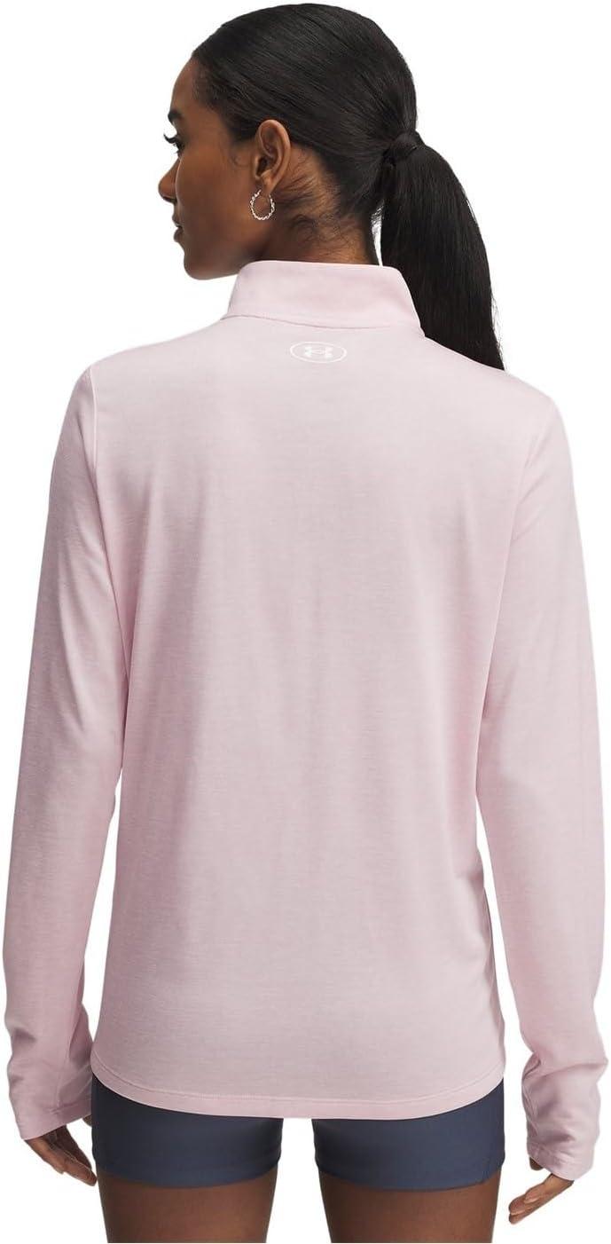 image:imageUnder Armour Womens Tech Twist Quarter Zip647 Prime Pink White
