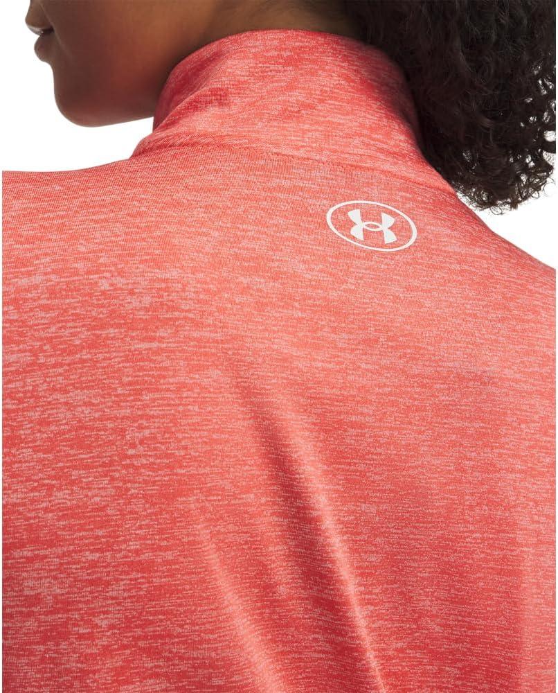 image:imageUnder Armour Womens Tech Twist Quarter Zip690 Venom Red White