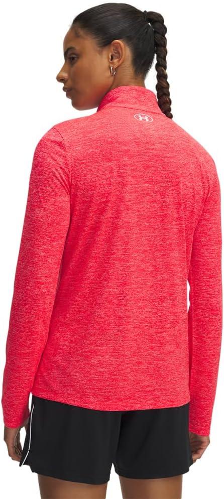 image:imageUnder Armour Womens Tech Twist Quarter Zip713 Racer Red White