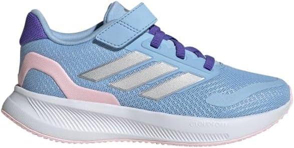 image:imageadidas UnisexChild Runfalcon 30 Shoes Big Kid SneakerBlueSilver MetallicClear Pink