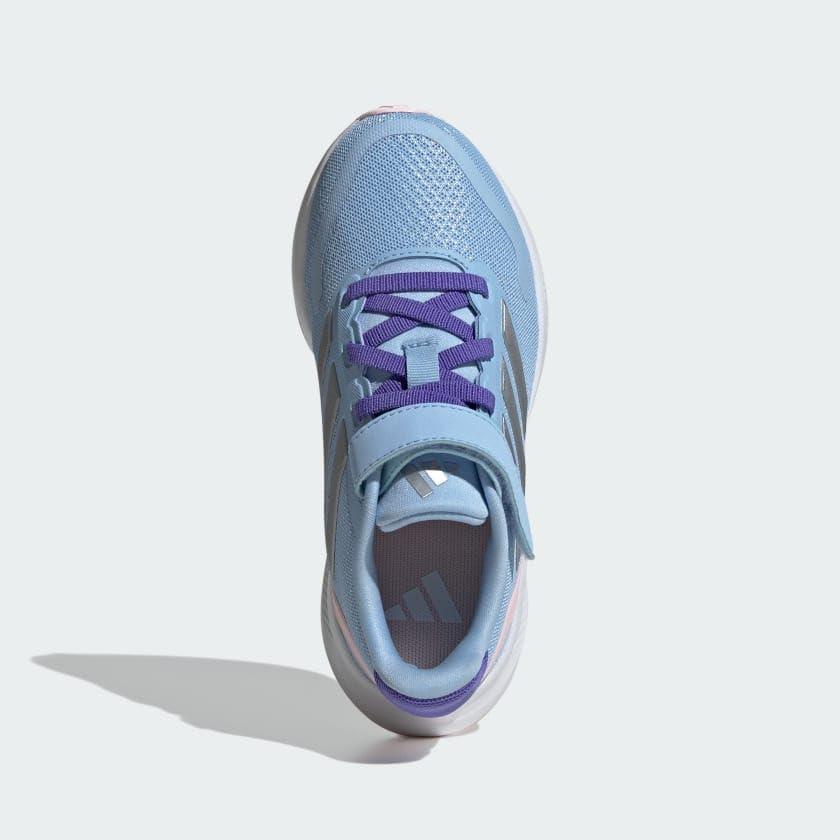 image:imageadidas UnisexChild Runfalcon 30 Shoes Big Kid SneakerBlueSilver MetallicClear Pink