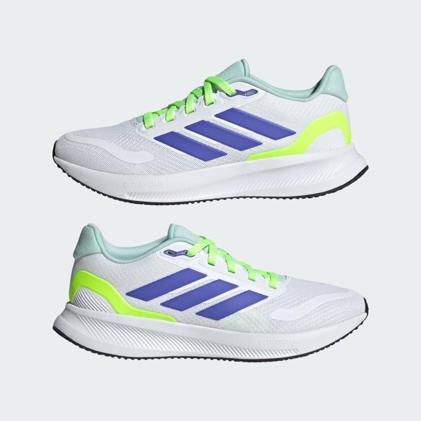 image:imageadidas UnisexChild Runfalcon 30 Shoes Big Kid SneakerWhiteCobalt BlueLucid Lemon