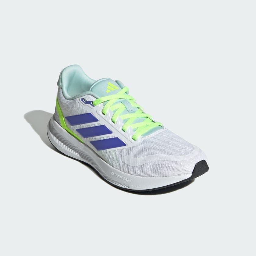 image:imageadidas UnisexChild Runfalcon 30 Shoes Big Kid SneakerWhiteCobalt BlueLucid Lemon