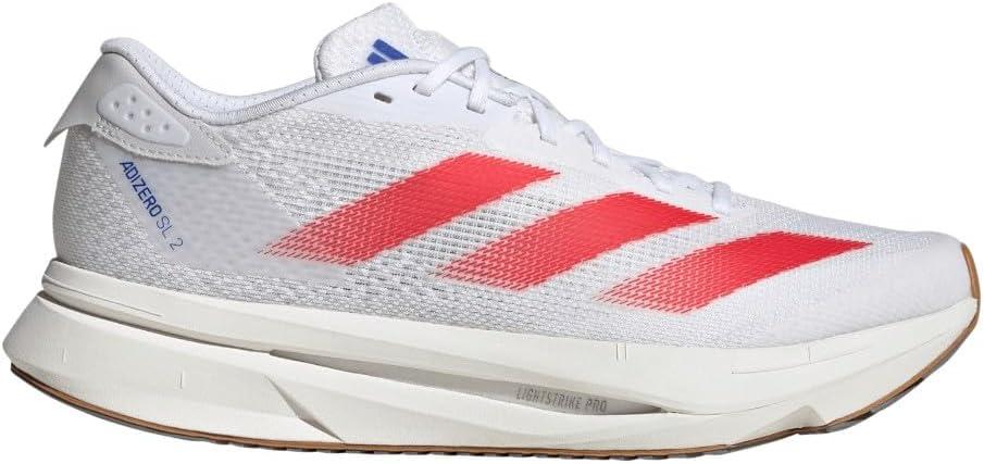 image:imageadidas Womens Adizero SL2 Running ShoesWhitePure RubyTeam Royal Blue
