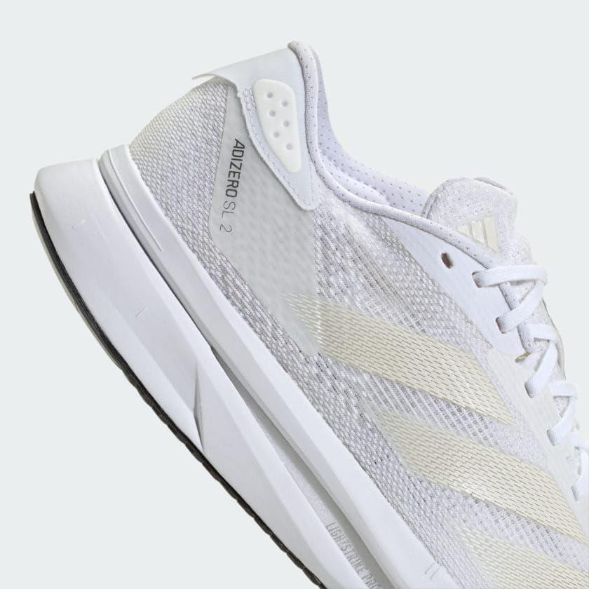 image:imageadidas Womens Adizero SL2 Running ShoesWhiteZero MetallicDash Grey