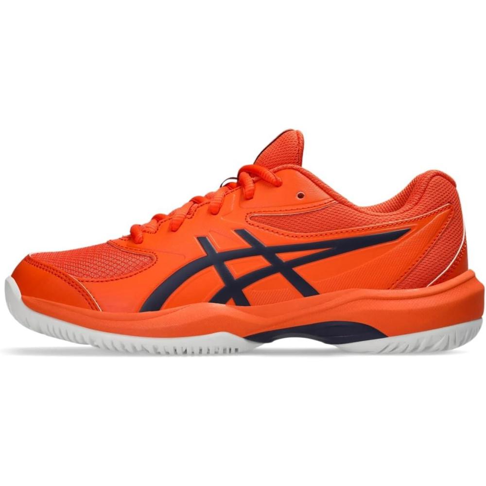 image:imageASICS Kids GelGame Grade School Tennis ShoesNova OrangeIndigo Fog