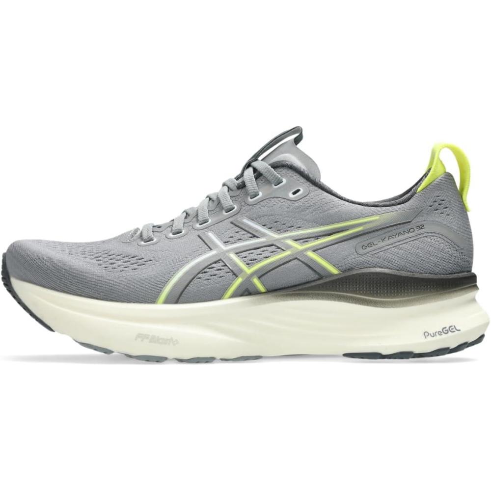 image:imageASICS Mens GelKayano 32 Running ShoesGravelCitron