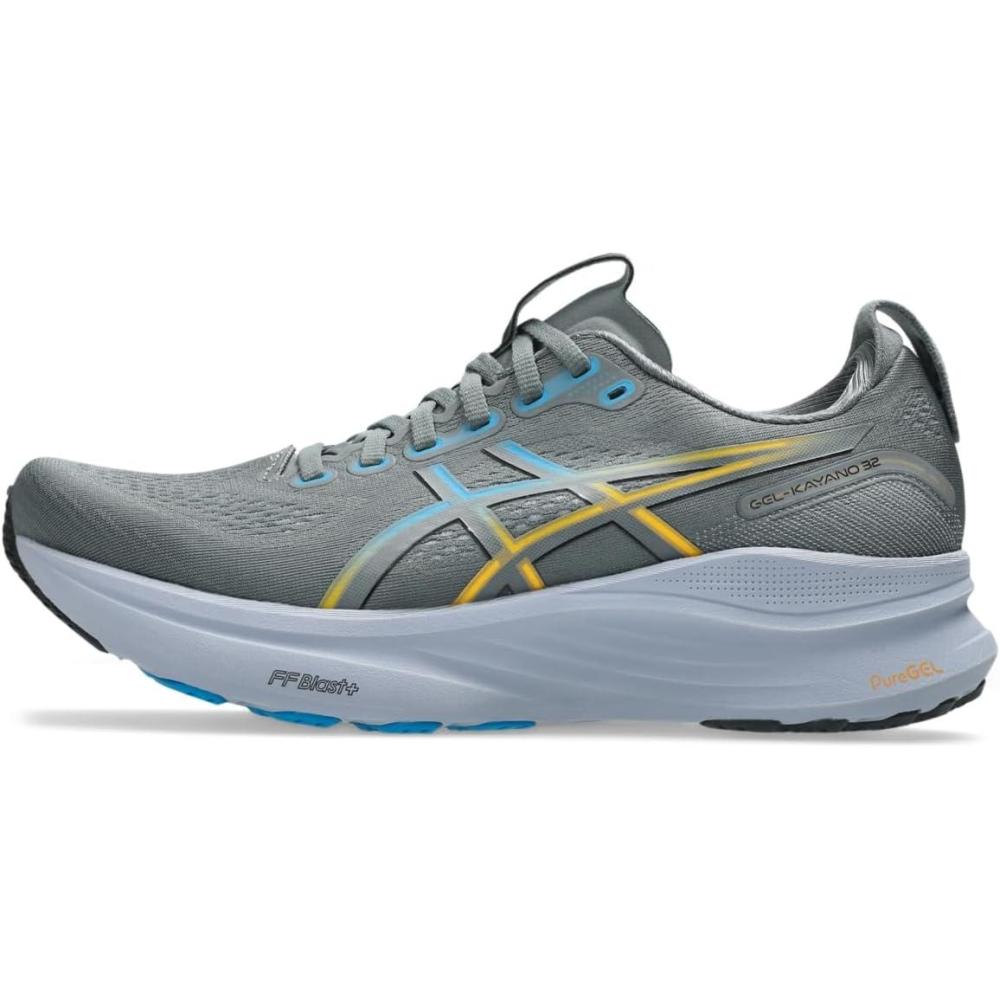 image:imageASICS Mens GelKayano 32 Running ShoesSteel GreyAegean Blue