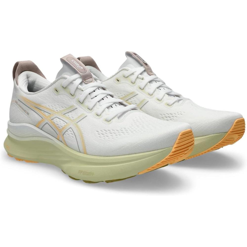 image:imageASICS Mens GelKayano 32 Running ShoesWhite Orange Glow