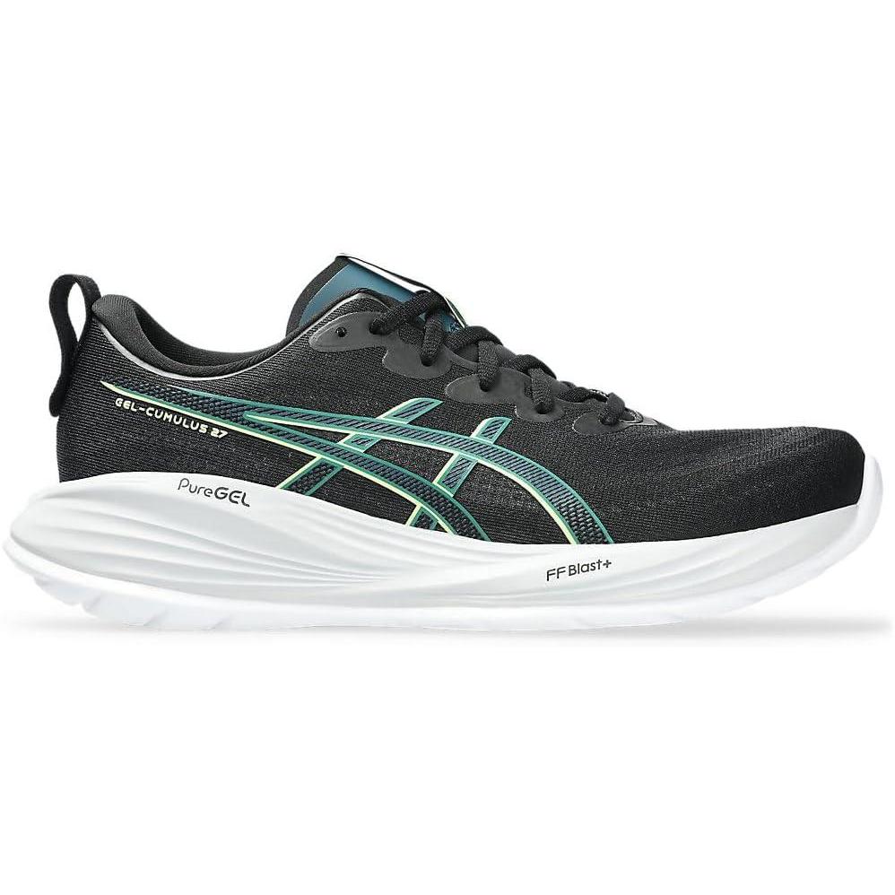 image:imageASICS Womens GelCumulus 27 Running ShoesBlackLucid Yellow