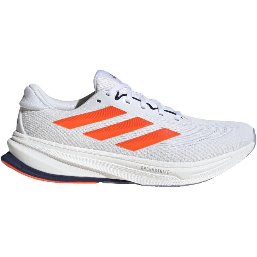 image:imageAdidas Mens Supernova Rise 2 Running ShoesWhiteImpact OrangeDark Blue