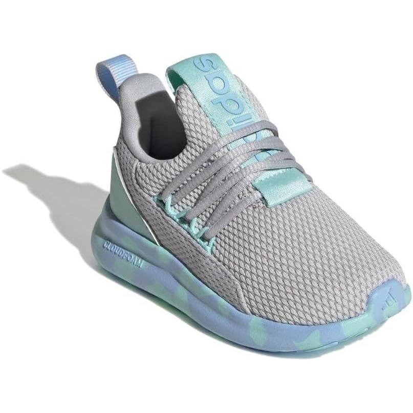 image:imageAdidas UnisexChild Lite Racer Adapt 70 SneakerBlueGreySemi Flash Aqua