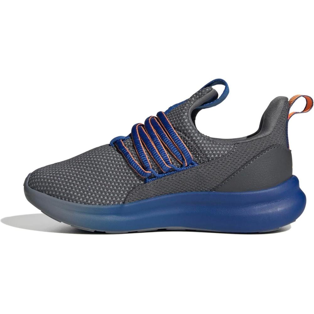 image:imageAdidas UnisexChild Lite Racer Adapt 70 SneakerGreyTeam Royal BlueCrew Orange