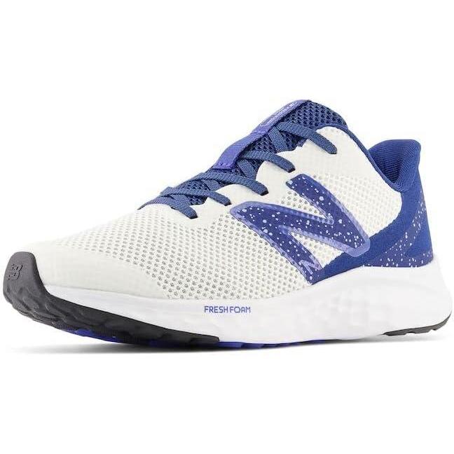 image:imageNew Balance Kids Fresh Foam Arishi V4 Running Shoe Little KidWhiteNight SkyMarine Blue