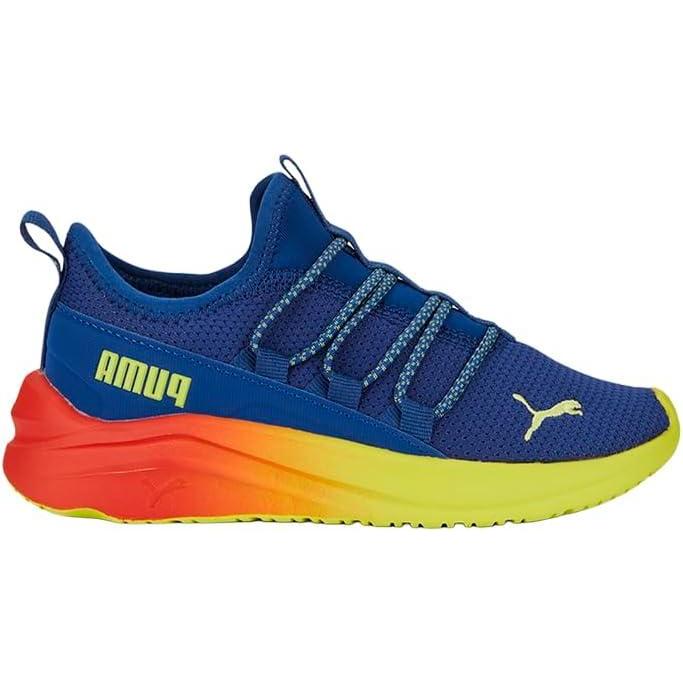 image:imagePuma UnisexChild One4allClyde RoyalPuma RedLime Smash