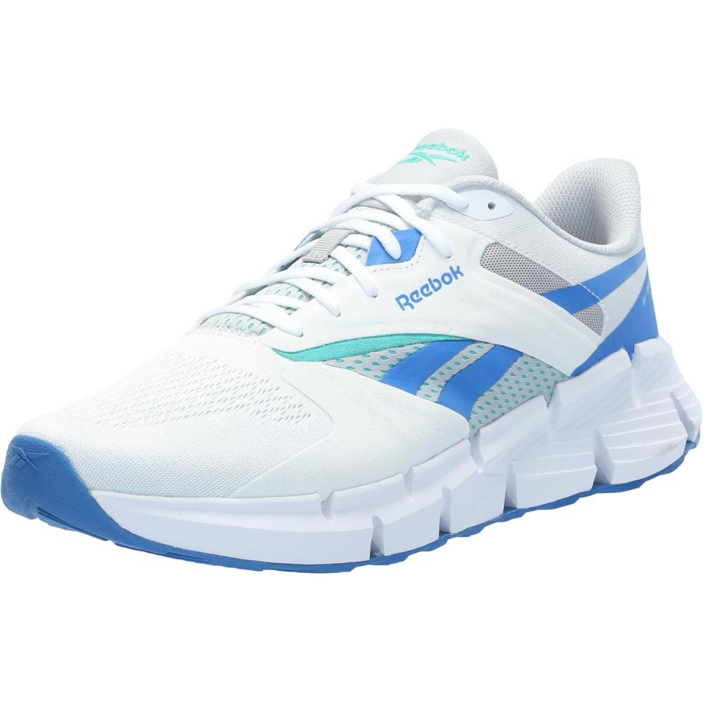 image:imageReebok UnisexAdult Zig Dynamica 5WhiteKinetic BlueGrey 1
