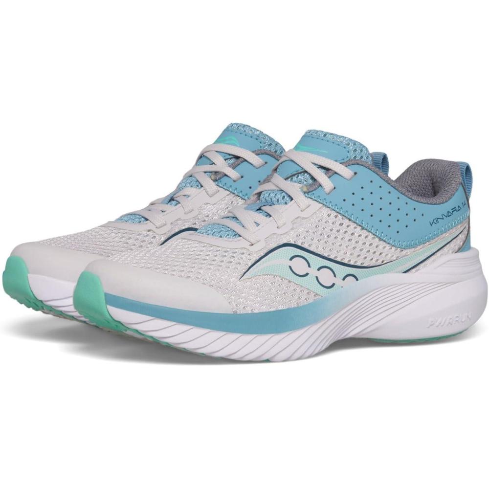 image:imageSaucony Kids Kinvara 14 Lace to ToeGreyBlue