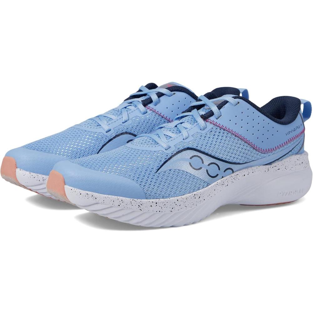 image:imageSaucony Kids Kinvara 14 Lace to ToeLight Blue