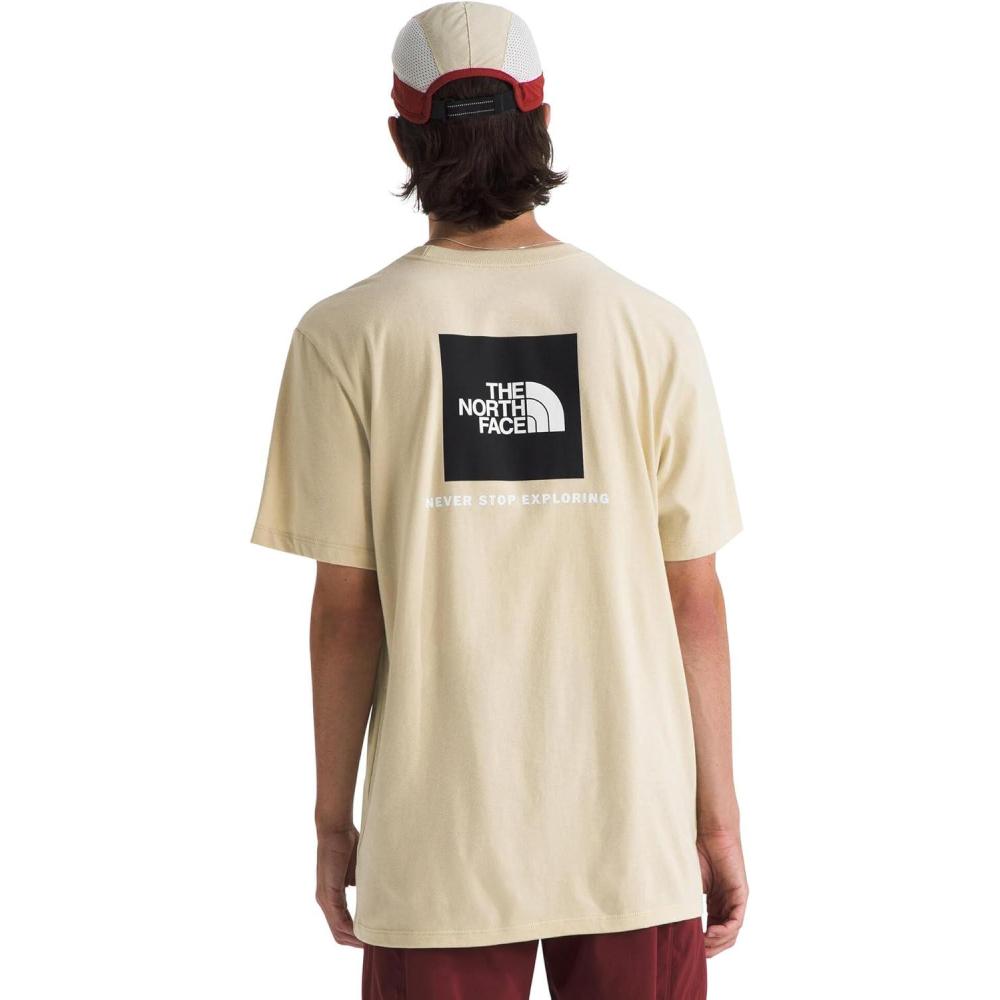 image:imageTHE NORTH FACE Mens Core Box NSE Short Sleeve Tee  Branded Tshirt With a Ribbed CollarGravel