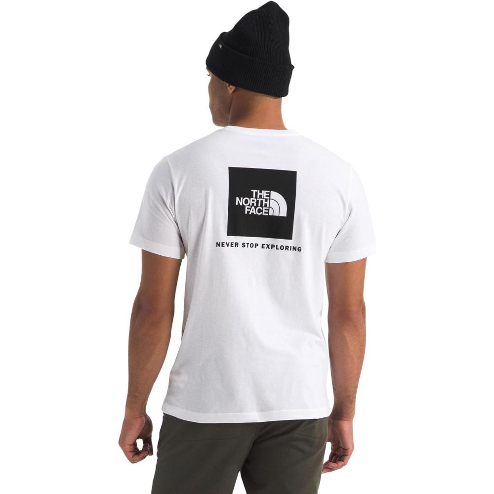 image:imageTHE NORTH FACE Mens Core Box NSE Short Sleeve Tee  Branded Tshirt With a Ribbed CollarTnf White