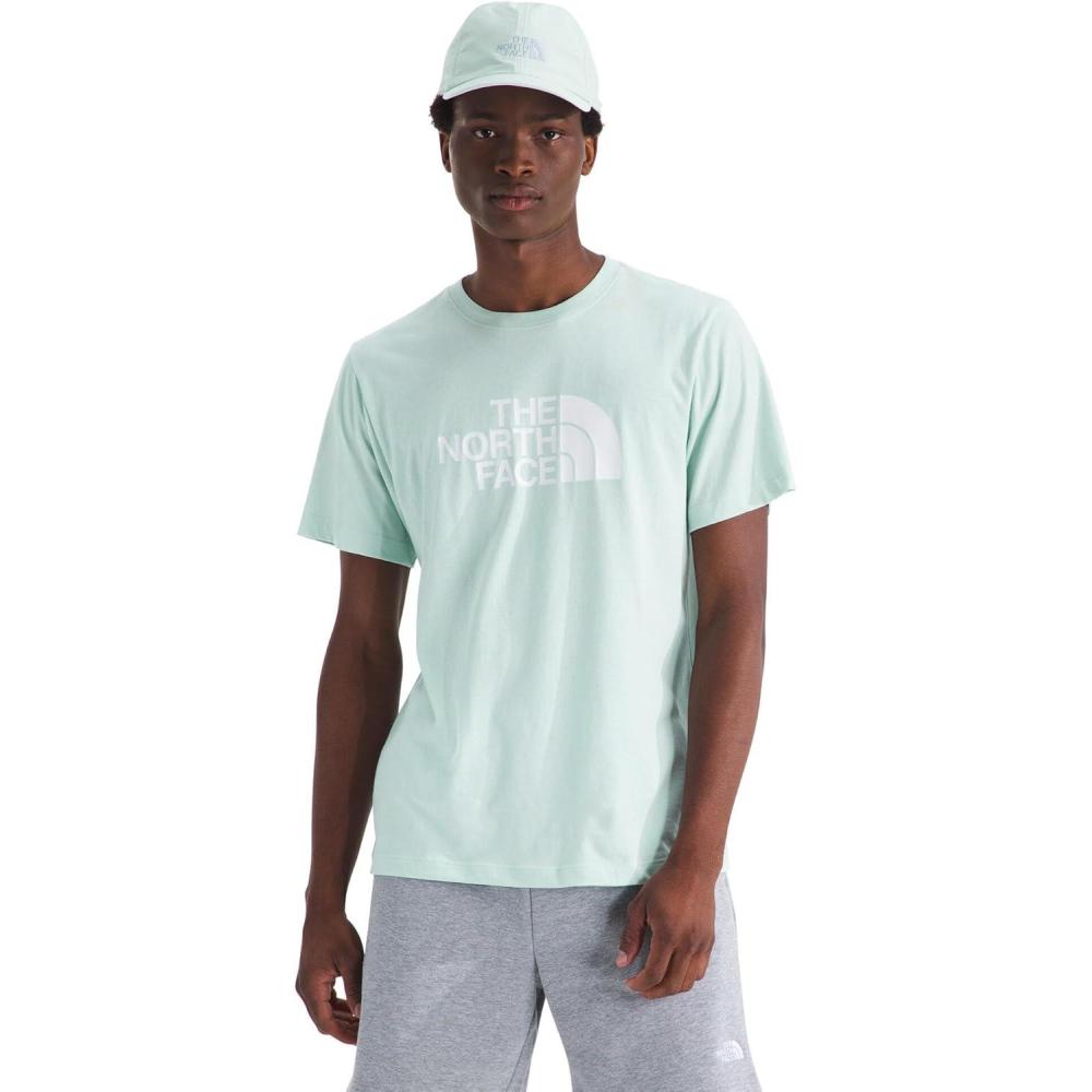 image:imageTHE NORTH FACE Mens Core Half Dome Shortsleeve Tee  Regular Fit Cotton Shirt With Graphic Design amp Ribbed CollarOpal Frost