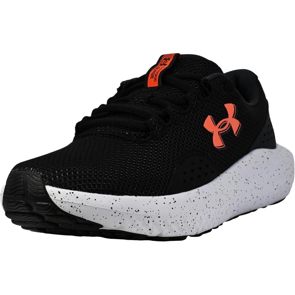 image:imageUnder Armour Mens Charged Surge 4 Sneaker004 BlackAnthraciteAres Red