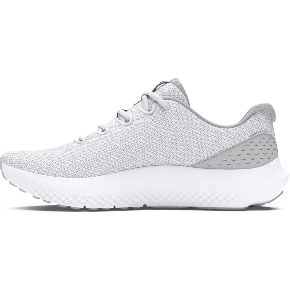 image:imageUnder Armour Mens Charged Surge 4 Sneaker100 WhiteHalo GrayBlack