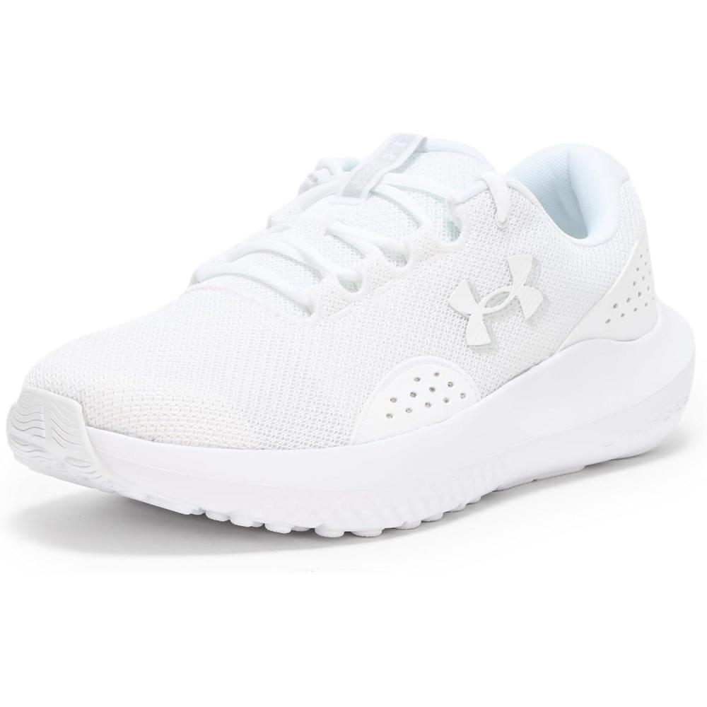 image:imageUnder Armour Mens Charged Surge 4 Sneaker101 WhiteWhiteWhite