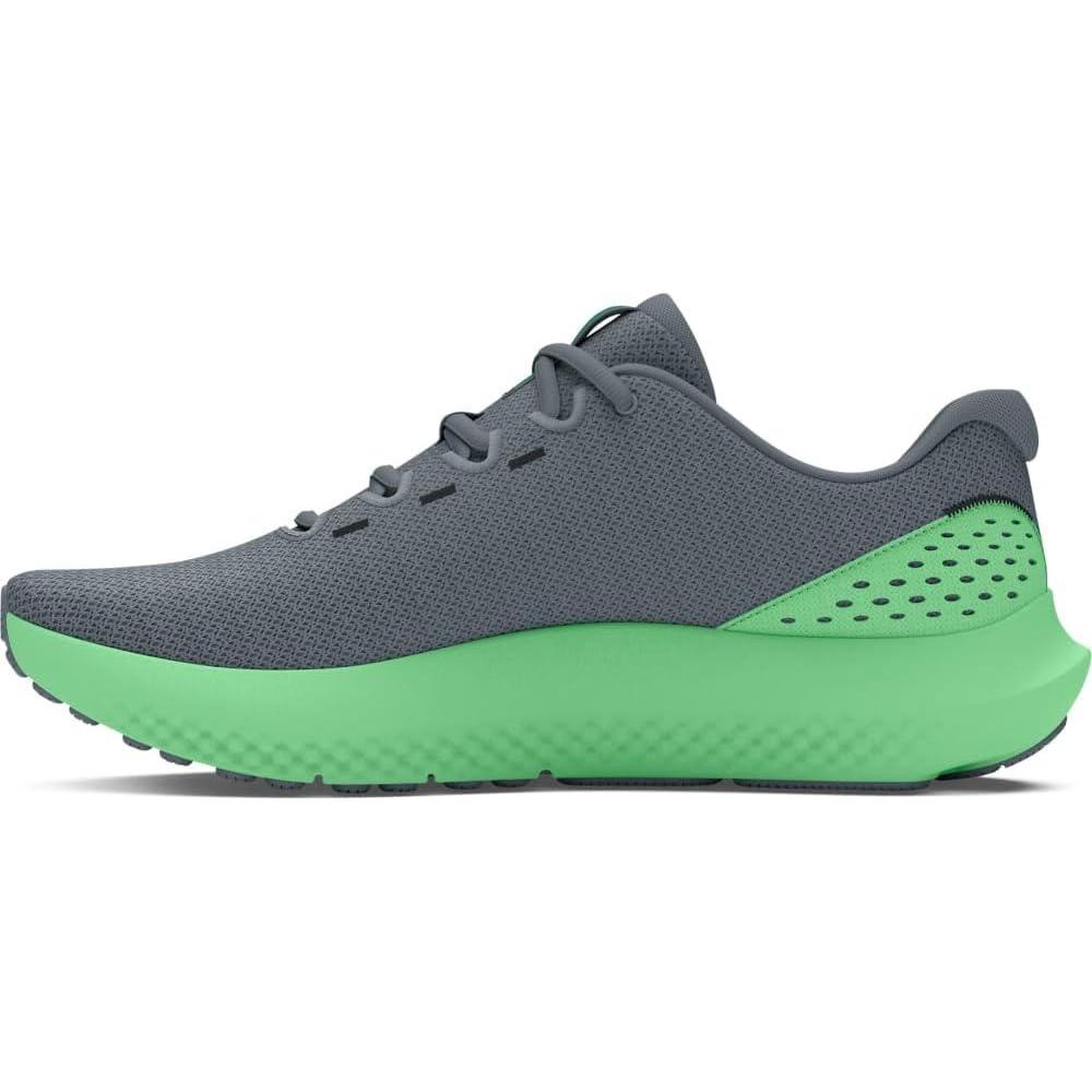 image:imageUnder Armour Mens Charged Surge 4 Sneaker103 GravelMatrix GreenVapor Green