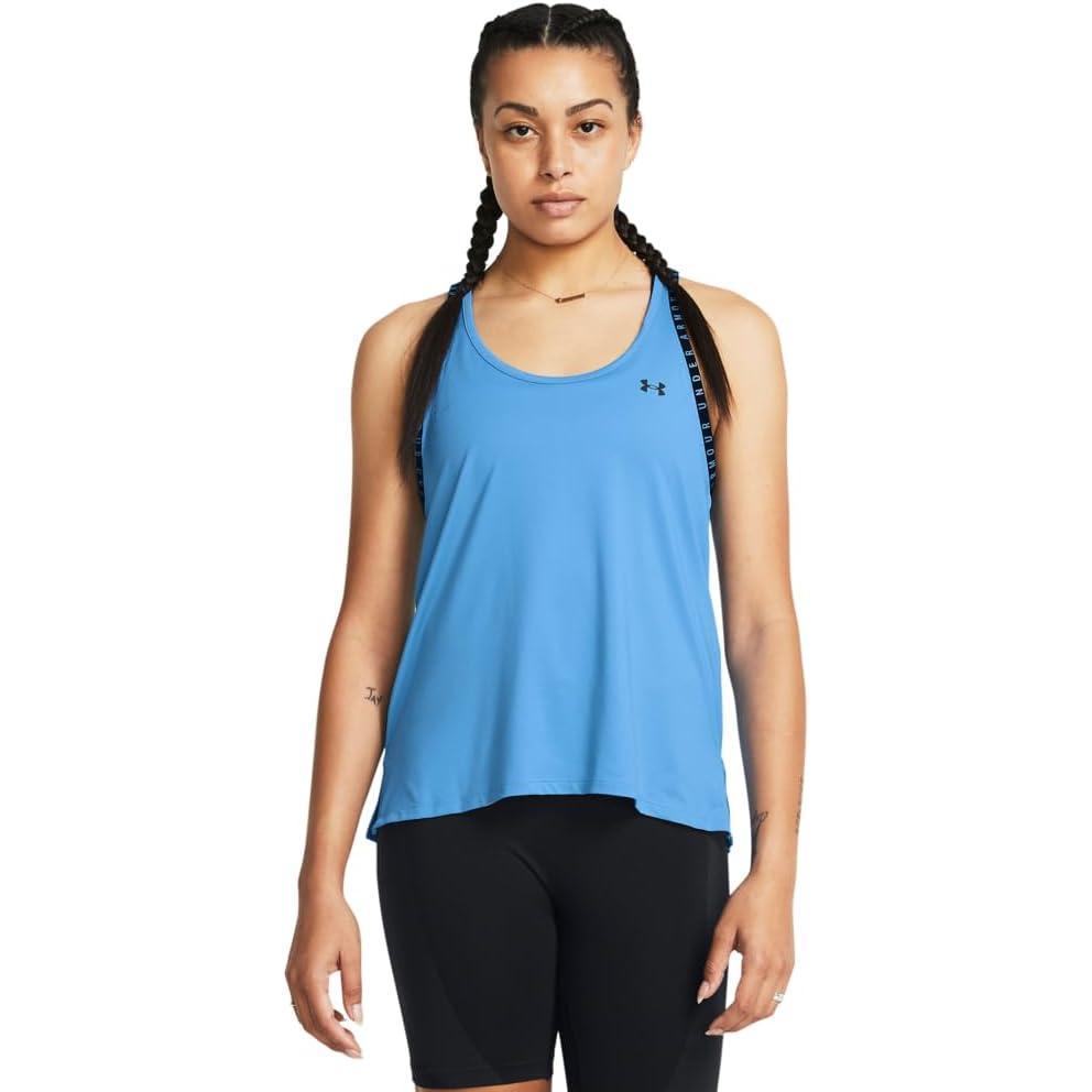 image:imageUnder Armour Womens Knockout Tank Top444 Viral Blue   Black