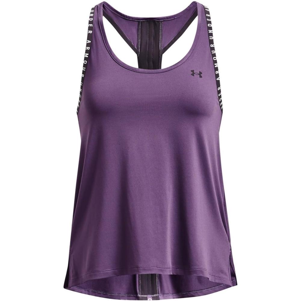 image:imageUnder Armour Womens Knockout Tank Top571 Retro Purple  White  Tux Purple