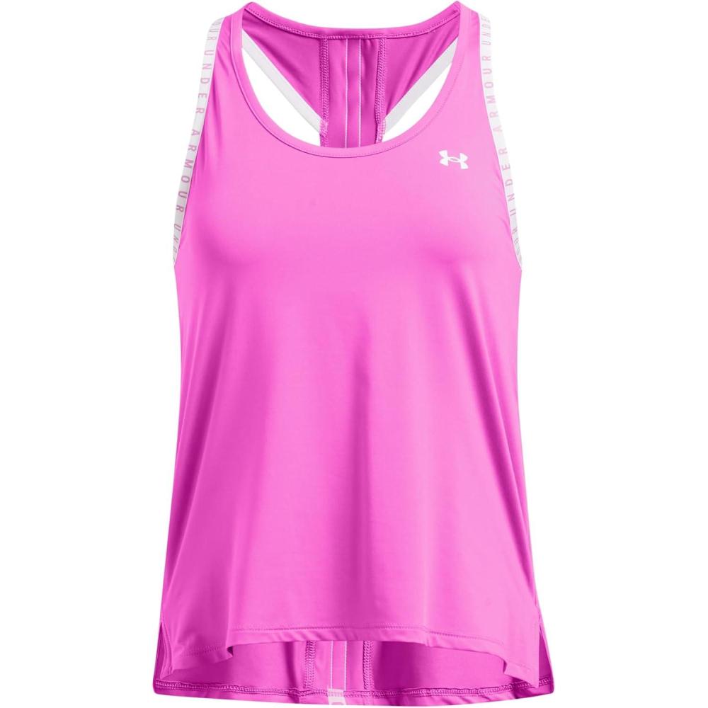 image:imageUnder Armour Womens Knockout Tank Top572 Vivid Magenta   White