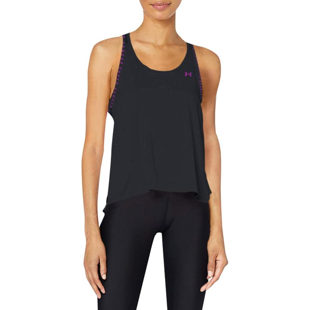 image:imageUnder Armour Womens Knockout Tank TopBlack 002Meteor Pink