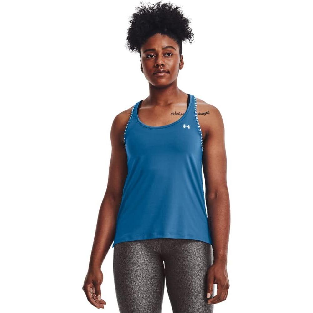 image:imageUnder Armour Womens Knockout Tank TopCruise Blue 899White