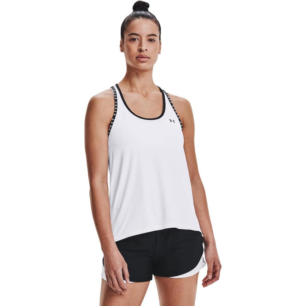 image:imageUnder Armour Womens Knockout Tank TopWhite 100Black